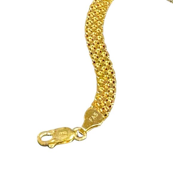 Macy's
Cubic Zirconia Heart Bracelet in Sterling Silver & 18K Gold-Plate - Picture 6 of 7